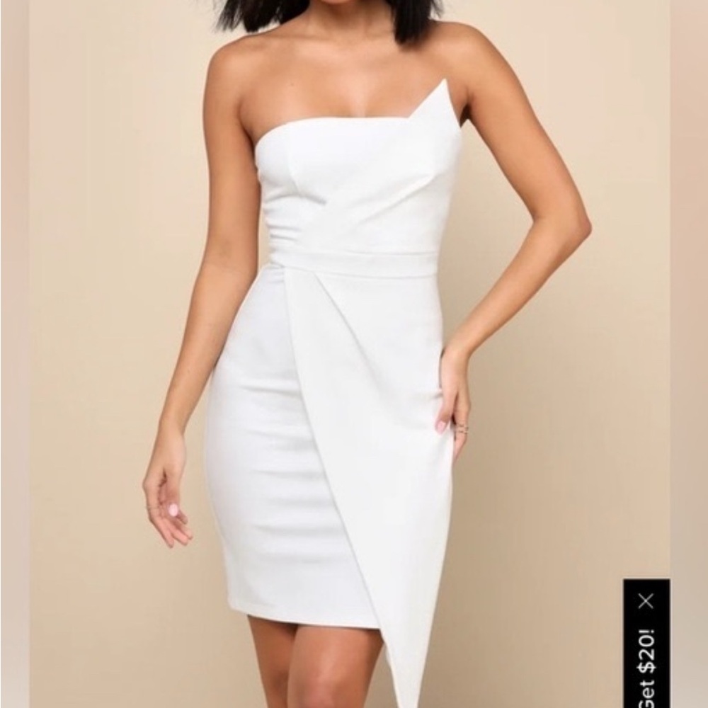 NEVER WORN!Lulus White Dress
